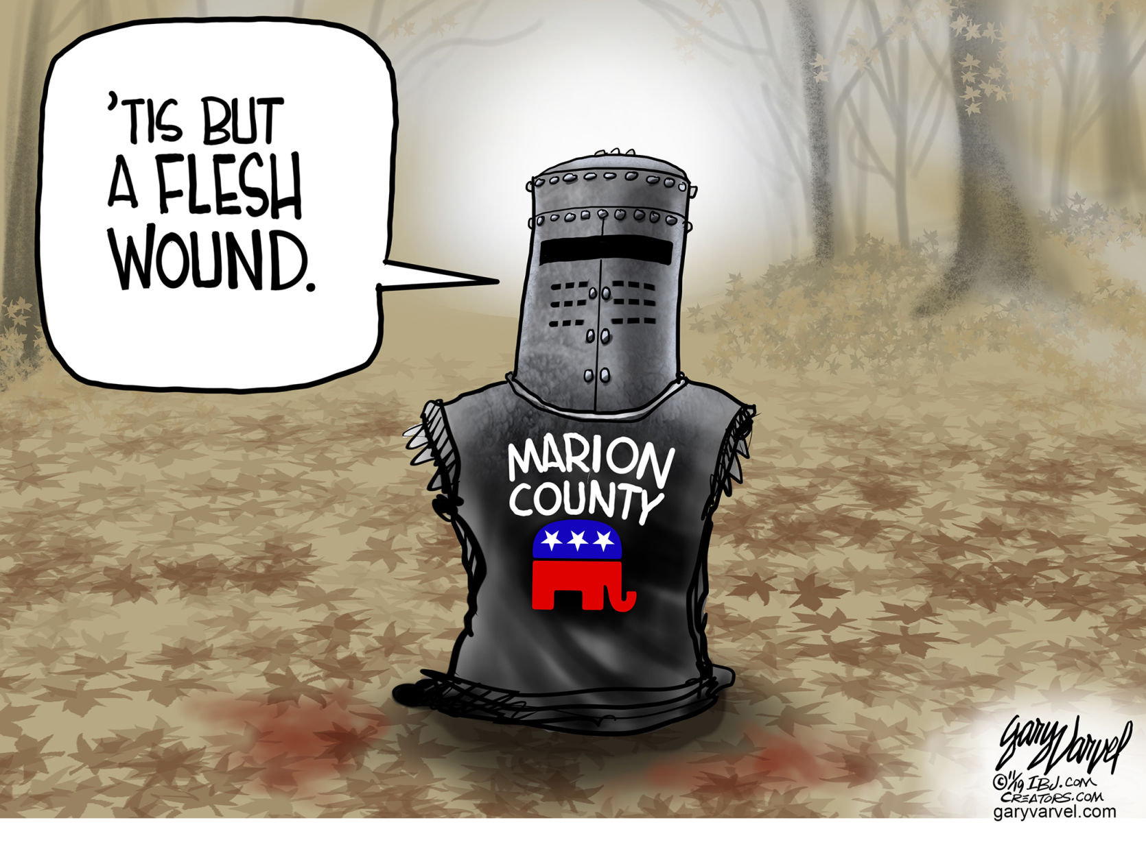 Editorial cartoon 112619